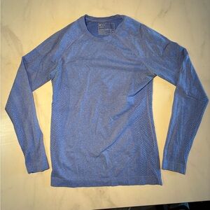 Figs Light Blue Salta Seamless Longsleeve Underscrub